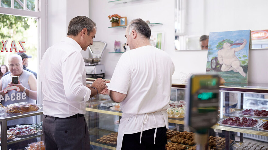 Εκλογές 2023 - Ο Κυριάκος Μητσοτάκης έκανε επίσκεψη στο Παλαιό Φάληρο – Δείτε φωτογραφίες