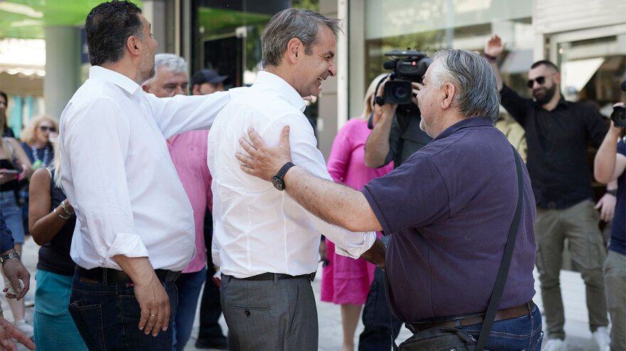 Εκλογές 2023 - Ο Κυριάκος Μητσοτάκης έκανε επίσκεψη στο Παλαιό Φάληρο – Δείτε φωτογραφίες