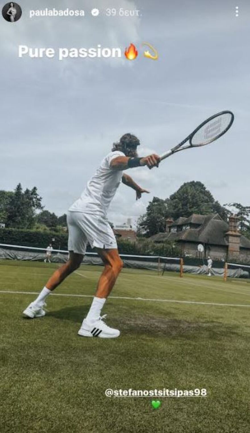 Τσιτσιπάς - Μπαντόσα: Προπονήθηκαν μαζί πριν από το Wimbledon 