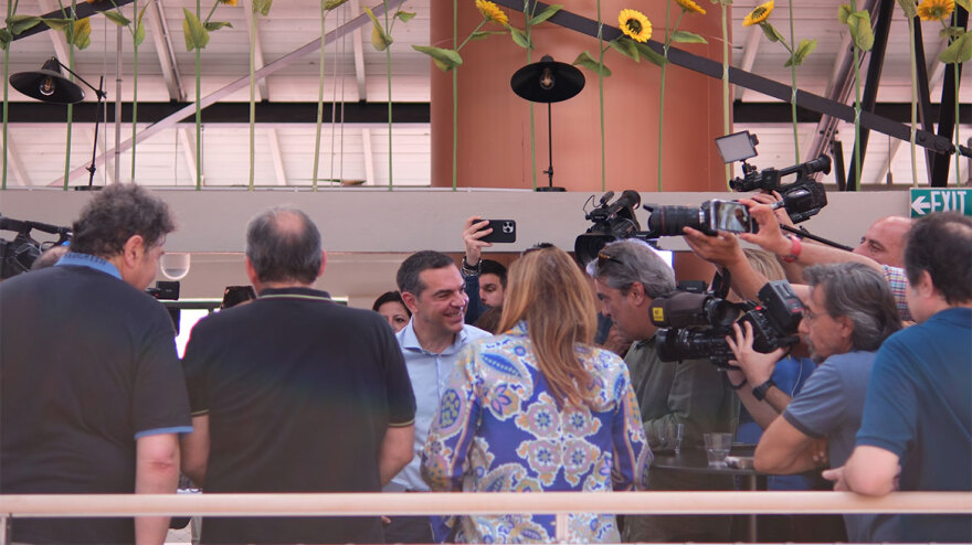 Εκλογές 2023: Ο Αλέξης Τσίπρας συναντήθηκε με δημοσιογράφους στη Θεσσαλονίκη - Δείτε φωτογραφίες