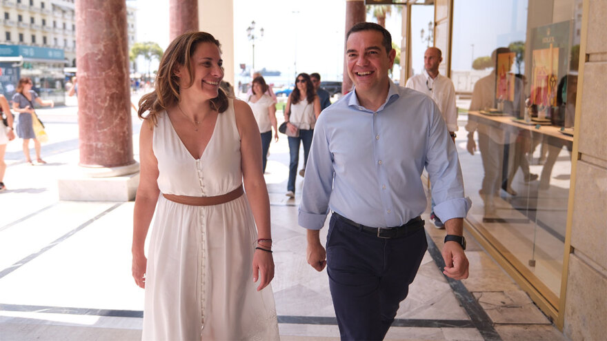 Εκλογές 2023: Ο Αλέξης Τσίπρας συναντήθηκε με δημοσιογράφους στη Θεσσαλονίκη - Δείτε φωτογραφίες