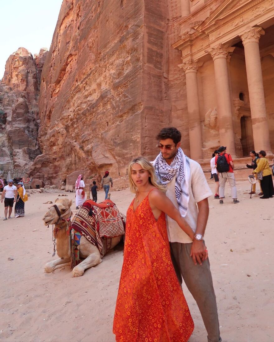 Κόνι Μεταξά: Στην Ιορδανία με τον Μάριο Καπότση - Δείτε φωτογραφίες