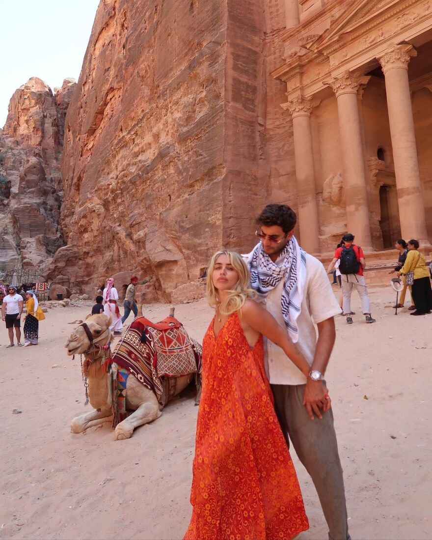 Κόνι Μεταξά: Στην Ιορδανία με τον Μάριο Καπότση - Δείτε φωτογραφίες