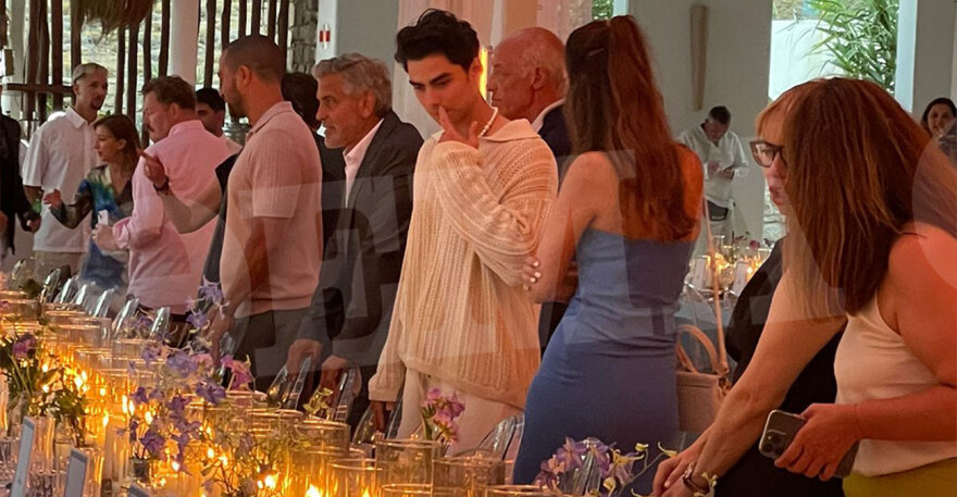 Τζορτζ Κλούνεϊ: Το 24ωρο του στη Μύκονο - Το ψεύτικο όνομα για την κράτηση, το γεύμα στον Ορνό και το φαντασμαγορικό πάρτι στη Λια