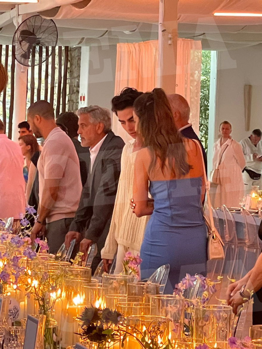 Ο Τζορτζ Κλούνεϊ στη Μύκονο: Δείτε φωτογραφίες από το πάρτι στη Λια