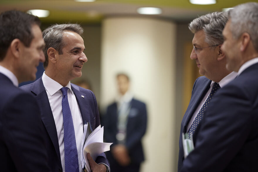 Μητσοτάκης στη Σύνοδο Κορυφής: Χρειάζονται πιο καινοτόμες πολιτικές καταπολέμησης των διακινητών