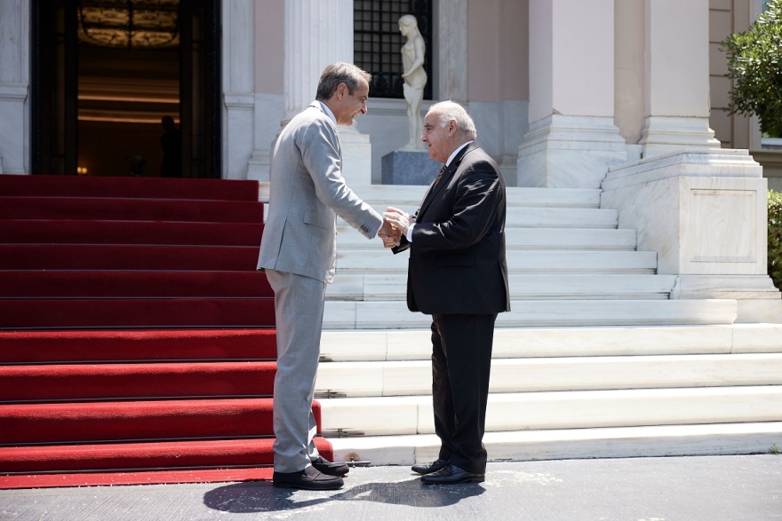 Μητσοτάκης: Συναντήθηκε με τον πρόεδρο της Μάλτας - Η καταπολέμηση των διακινητών μεταναστών στο προσκήνιο