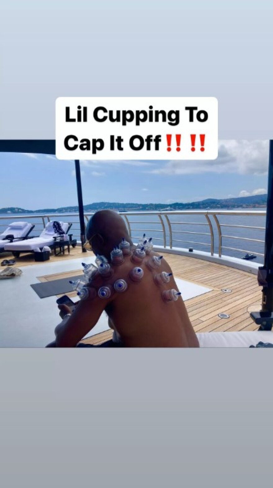 Σάμιουελ Τζάκσον: Κάνει βελονισμό και θεραπεία με βεντούζες σε γιοτ