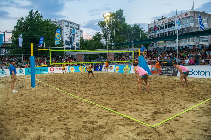 Μπιτς βόλεϊ: Βροχή, κόσμος και θέαμα στο Xanthi Grand Slam