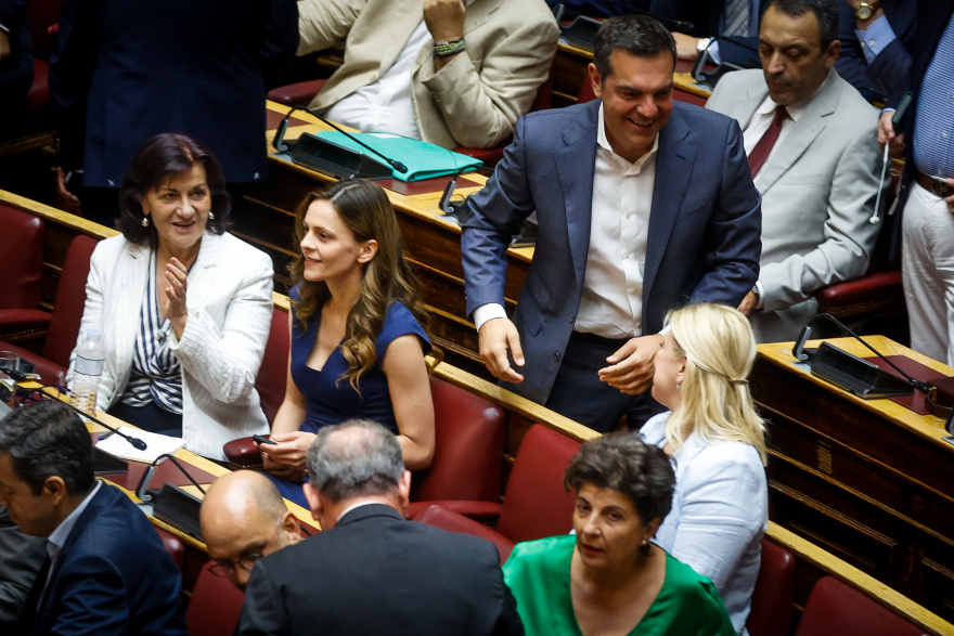 Βουλή: Παρών στην ομιλία Φάμελλου ο Τσίπρας 