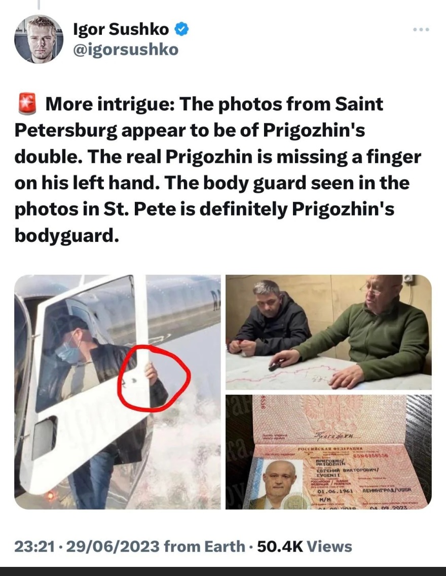 Πριγκόζιν: Θρίλερ με τον «άφαντο» αρχηγό της Wagner - «Μπάσταρδοι της TV, δεν σκοτώθηκαν τα δικά σας παιδιά»