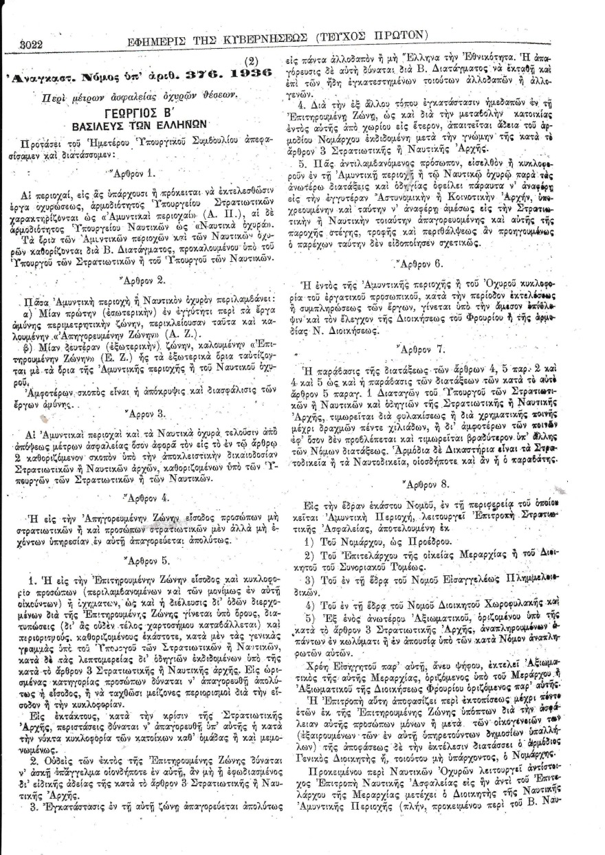 Επιτηρούμενες ζώνες και μπάρες στην Ήπειρο: Από τα χρόνια του Μεταξά ως τη Μεταπολίτευση