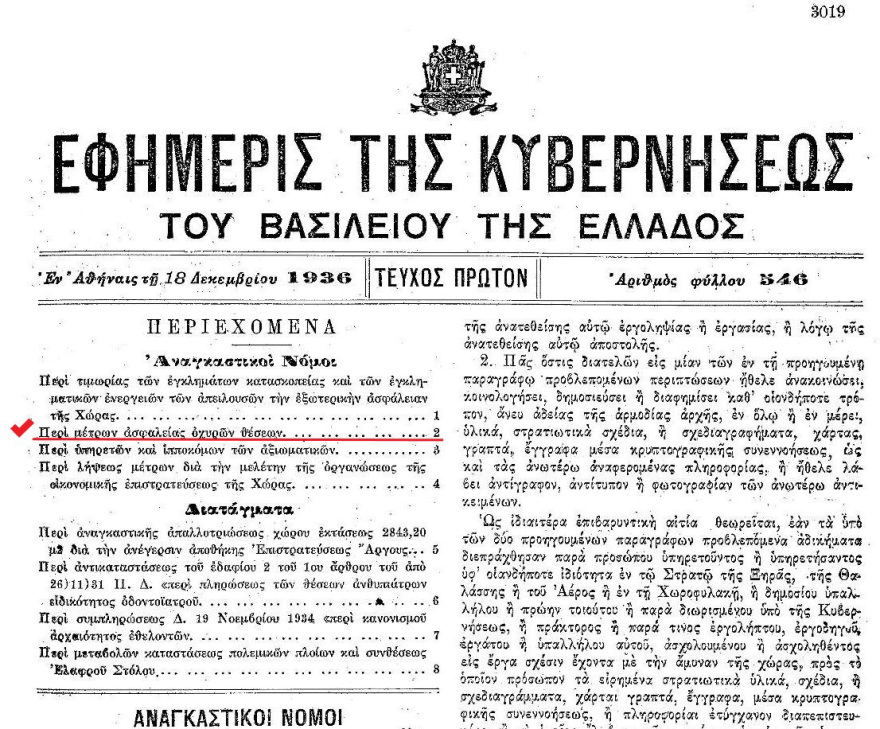 Επιτηρούμενες ζώνες και μπάρες στην Ήπειρο: Από τα χρόνια του Μεταξά ως τη Μεταπολίτευση