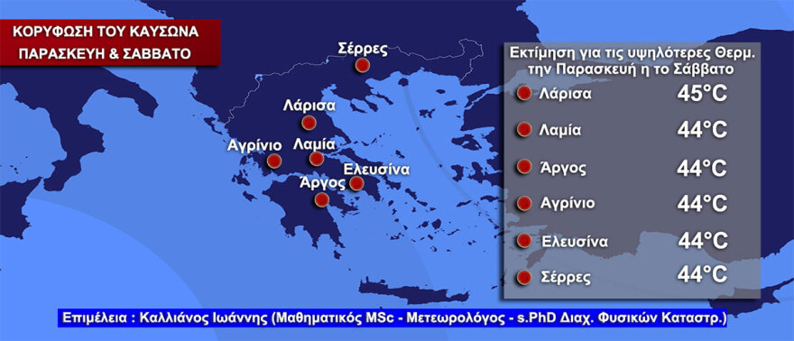 Καιρός - Καύσωνας Κλέων: Επικίνδυνη κακοκαιρία δέκα ημερών με 40άρια - Τι λένε οι μετεωρολόγοι για τη διάρκειά του