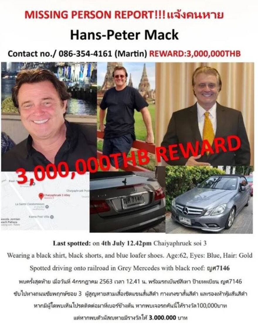 Ταϊλάνδη: Πτώμα Γερμανού μεγιστάνα βρέθηκε διαμελισμένο σε καταψύκτη