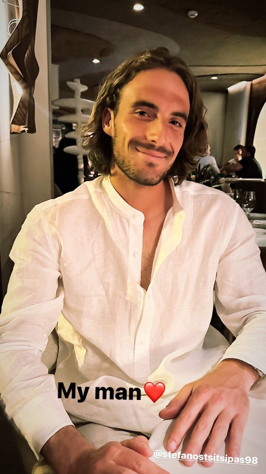 H Πάουλα Μπαντόσα «καμαρώνει» για τον Στέφανο Τσιτσιπά: Ο άντρας μου