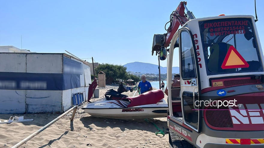 Ιεράπετρα: «Είδα το τζετ σκι να έρχεται γκαζωμένο, βρήκα τον 10χρονο αιμόφυρτο στο κεφάλι» λέει αυτόπτης μάρτυρας