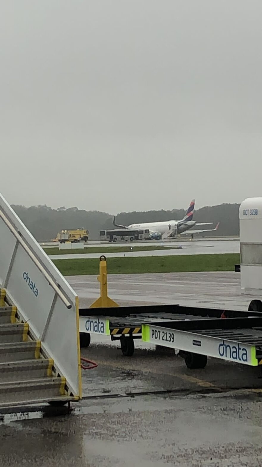 Βραζιλία: Εκτός διαδρόμου βγήκε αεροσκάφος λόγω της βροχόπτωσης - Σώοι οι επιβαίνοντες