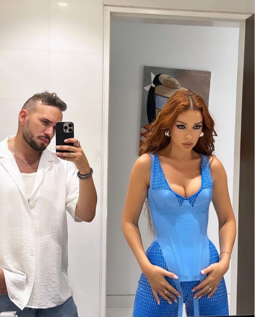 Ελένη Φουρέιρα: Η γαλάζια εμφάνισή της στην Κύπρο - Δείτε φωτογραφίες