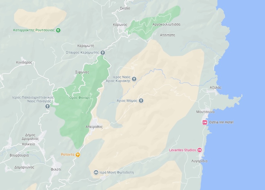 Φωτιά στην Κεραμωτή Νάξου - Μεγάλη κινητοποίηση, φτάνουν οχήματα από Σύρο και πεζοπόρο από Αττική