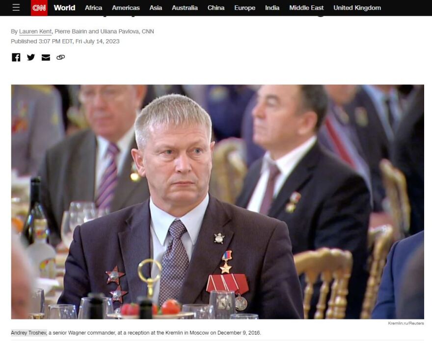 Wagner: Ο Αντρέι Τρόσεφ ο «εκλεκτός» του Πούτιν για να αντικαταστήσει τον Πριγκόζιν