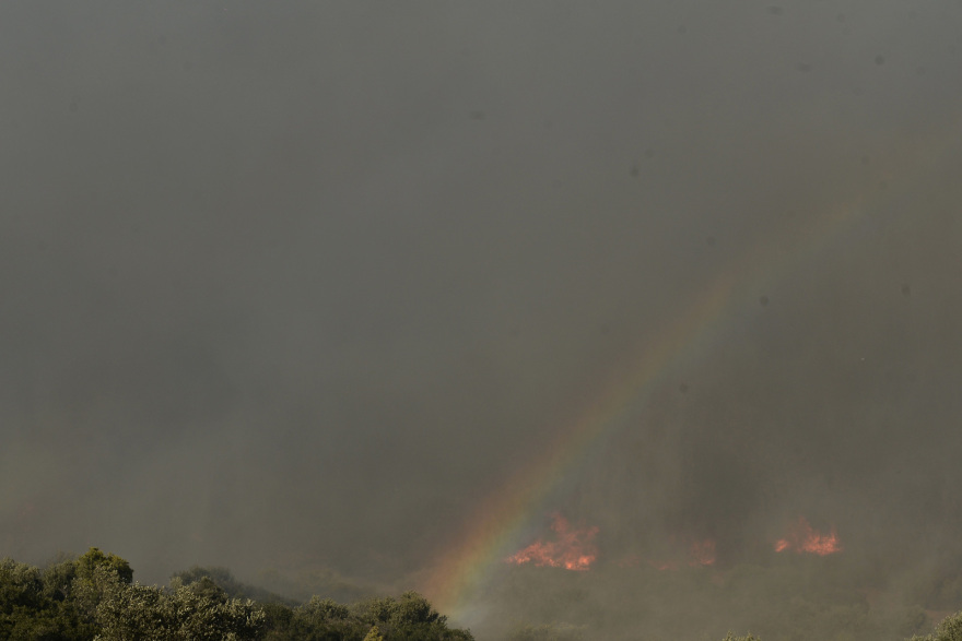 Φωτιά στον Κουβαρά: Καταγγελίες ότι ξέμειναν από νερό τα πυροσβεστικά στο Πανόραμα Σαρωνίδας