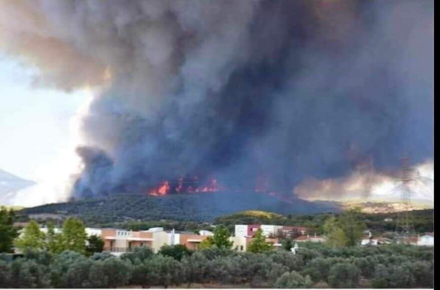 Μεγάλη φωτιά στο Λουτράκι - Έκλεισαν κατασκήνωση με 800 παιδιά, εκκενώνουν 8 οικισμούς προς Κόρινθο