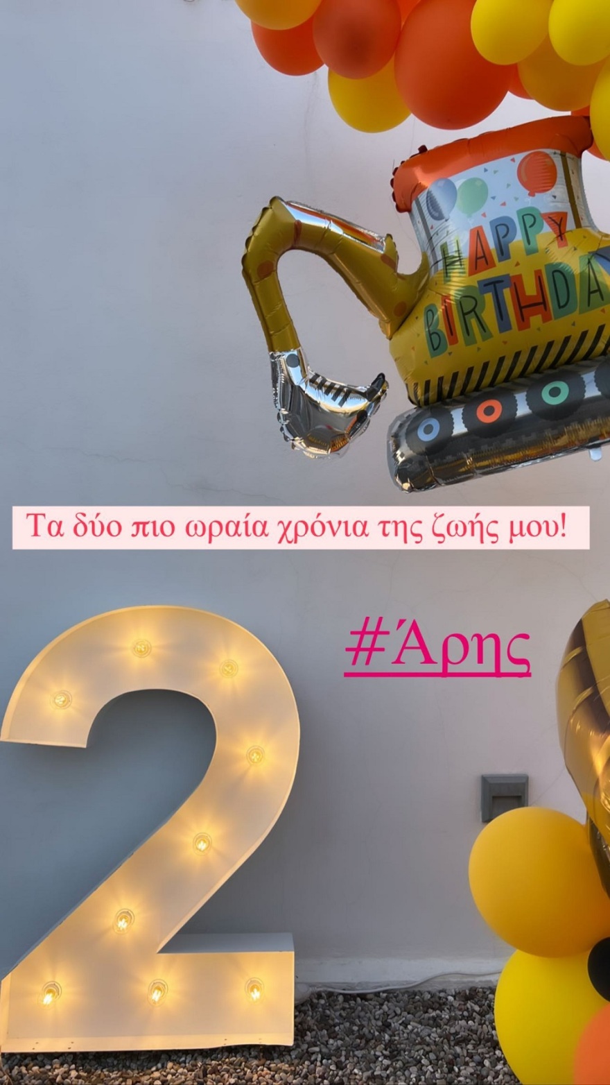 Έφη Αχτσιόγλου: Ο γιος της είχε γενέθλια και έκανε πάρτι - «Τα δύο πιο ωραία χρόνια της ζωής μου»