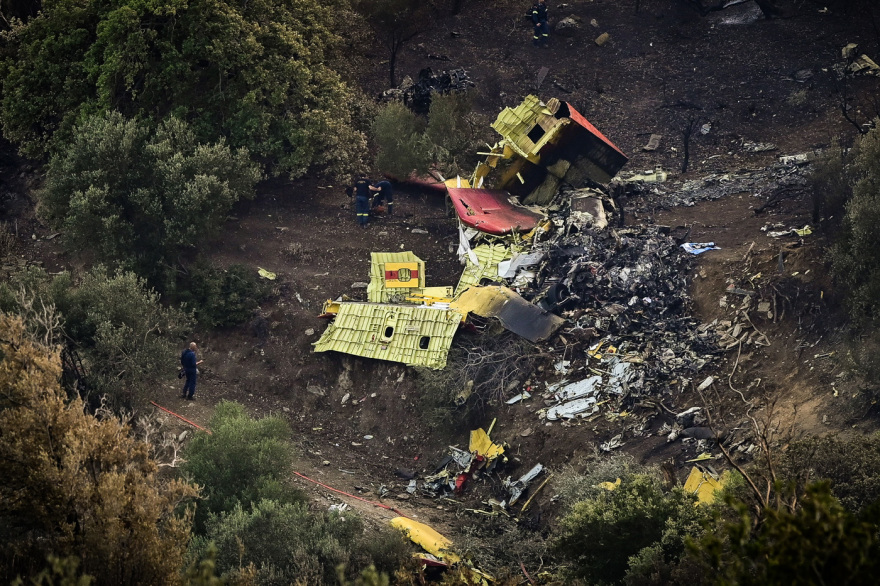 Συντριβή Canadair στην Κάρυστο: Σήμερα το τελευταίο αντίο στον ανθυποσμηναγό Περικλή Στεφανίδη - Σε 2 μήνες το πόρισμα 