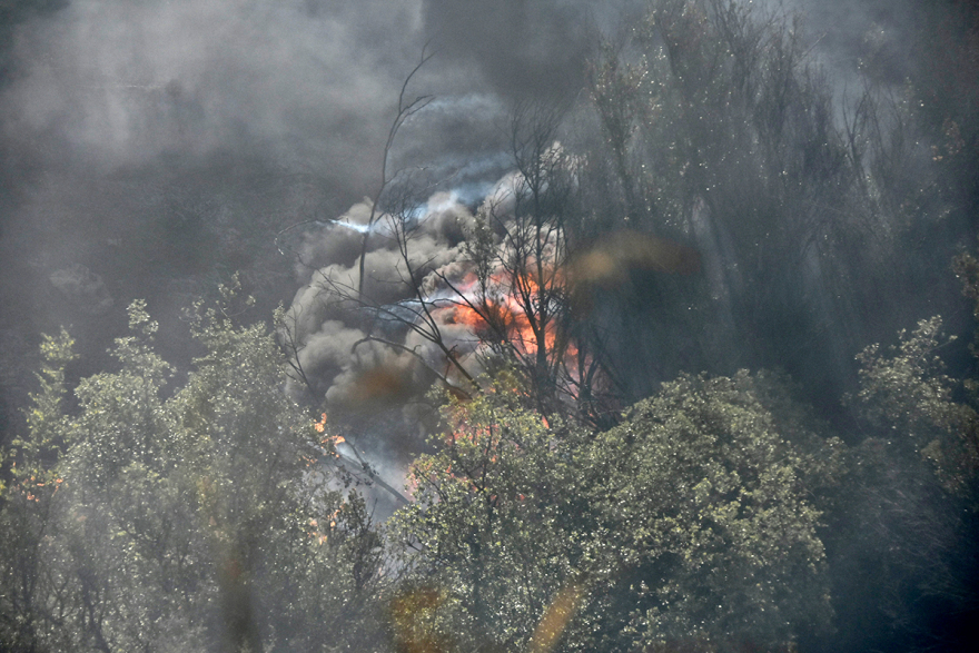 Αναζωπύρωση στο χωριό Σέσκλο στη Μαγνησία - Χωρίς ρεύμα Βελεστίνο και Άγιος Γεώργιος
