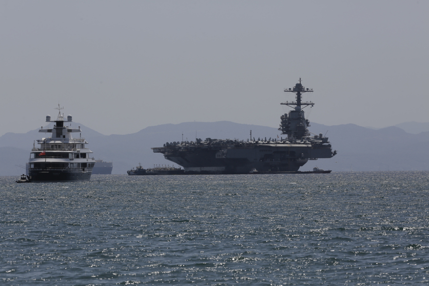 USS Gerald R. Ford: Στον Πειραιά το πιο σύγχρονο αεροπλανοφόρο του Πολεμικού Ναυτικού των ΗΠΑ - Δείτε βίντεο και φωτογραφίες