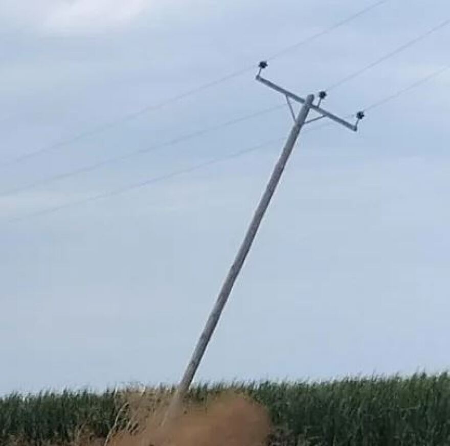 Ξάνθη: Μεγάλες καταστροφές στον κάμπο από χαλαζόπτωση - Ξεριζώθηκε κολώνα της ΔΕΗ