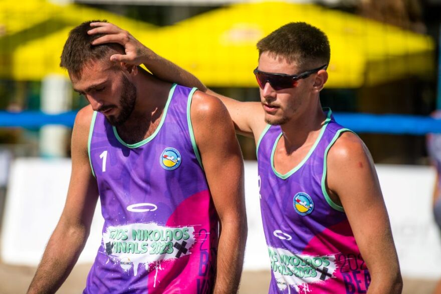 Μπιτς βόλεϊ, Agios Nikolaos Finals: Φοβερές μάχες στο ταμπλό των ανδρών