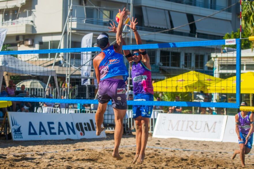 Μπιτς βόλεϊ, Agios Nikolaos Finals: Φοβερές μάχες στο ταμπλό των ανδρών