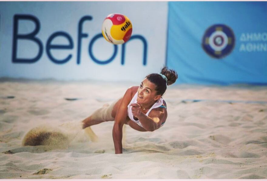 Μπιτς Βόλεϊ, Agios Nikolaos Finals, Ρίτσα Καζάκου: Η επιχειρηματίας, μητέρα που έκανε το όνειρο της πραγματικότητα