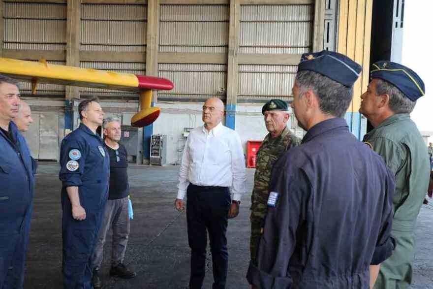 Δένδιας από την 112 ΠΜ: Αυξάνεται το πτητικό επίδομα των πιλότων των πυροσβεστικών αεροσκαφών