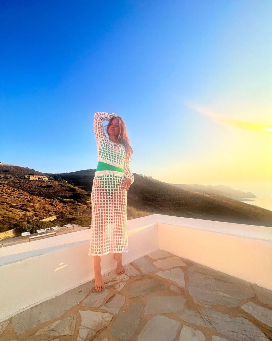 Σάσα Μπάρον Κοέν: Ο «Μπόρατ» ενθουσιάστηκε με την Ελλάδα - Οι φωτογραφίες από την Αντίπαρο