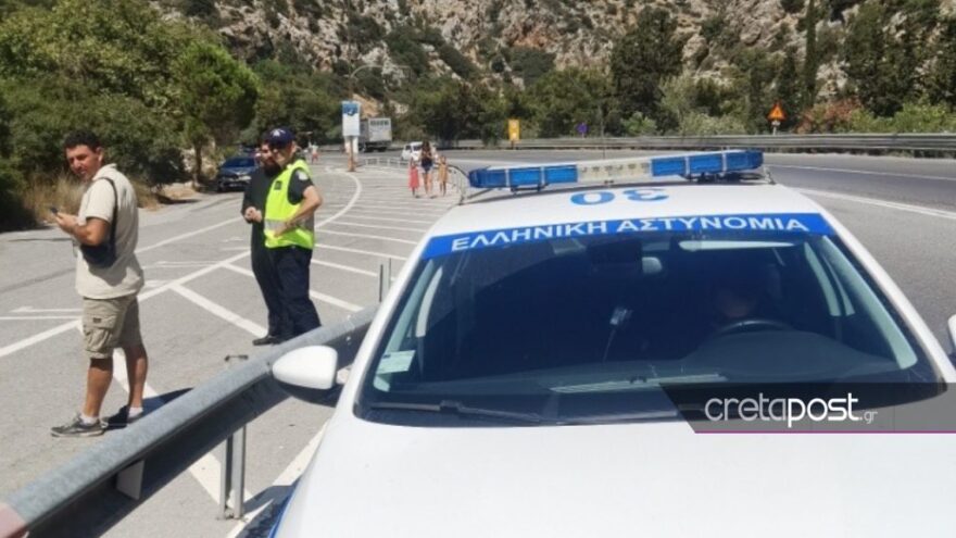 Κρήτη: Εξαντλημένο όρνιο από τη ζέστη στη μέση του δρόμου - Ιερέας έτρεξε να του δώσει νερό