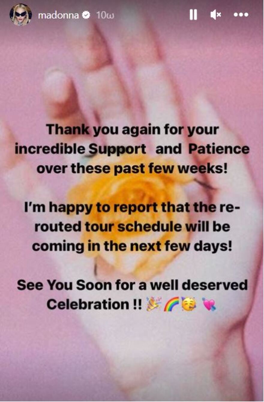 Μαντόνα: Επιστρέφει στη σκηνή μετά τη σοβαρή περιπέτεια με την υγεία της