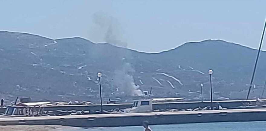 Υπό μερικό έλεγχο η φωτιά στην Κάρυστο - Κανένας κίνδυνος για τις παραθεριστικές κατοικίες