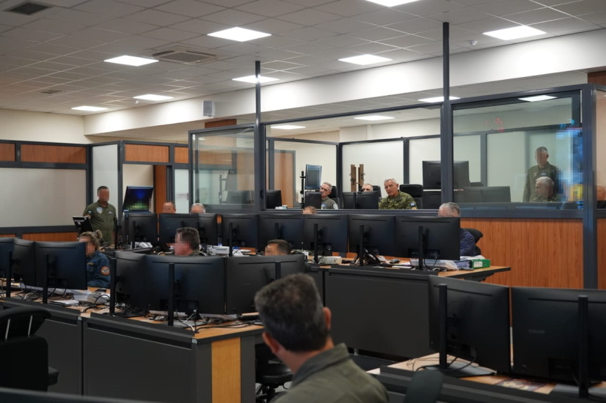 Λάρισα: Εγκαινιάστηκε το υπόγειο Επιχειρησιακό Στρατηγείο της 1ης Στρατιάς και το Εθνικό Κέντρο Αεροπορικών Επιχειρήσεων