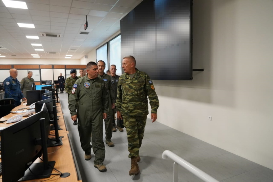 Λάρισα: Εγκαινιάστηκε το υπόγειο Επιχειρησιακό Στρατηγείο της 1ης Στρατιάς και το Εθνικό Κέντρο Αεροπορικών Επιχειρήσεων
