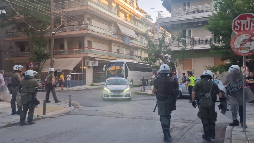 Θεσσαλονίκη: Δρακόντεια μέτρα ασφαλείας για το Άρης - Ντιναμό Κιέβου, δείτε βίντεο και φωτογραφίες