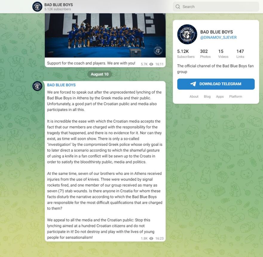 Νέα Φιλαδέλφεια: Το μαύρο... άσπρο προσπαθούν να κάνουν οι χούλιγκαν της Ντινάμο Ζάγκρεμπ - «Έχουμε επτά μαχαιρωμένους δικούς μας»