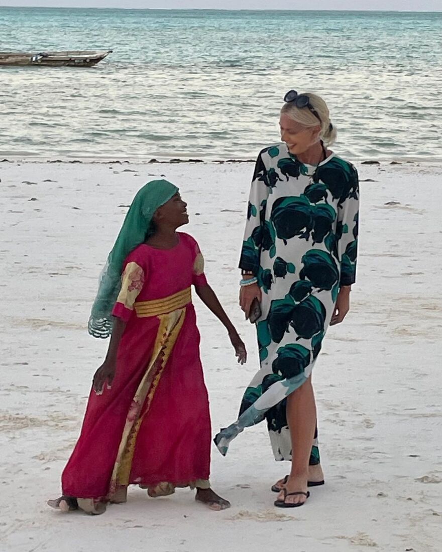 Μαρία Μπακοδήμου: Οι νέες φωτογραφίες από το ταξίδι της στη Ζανζιβάρη