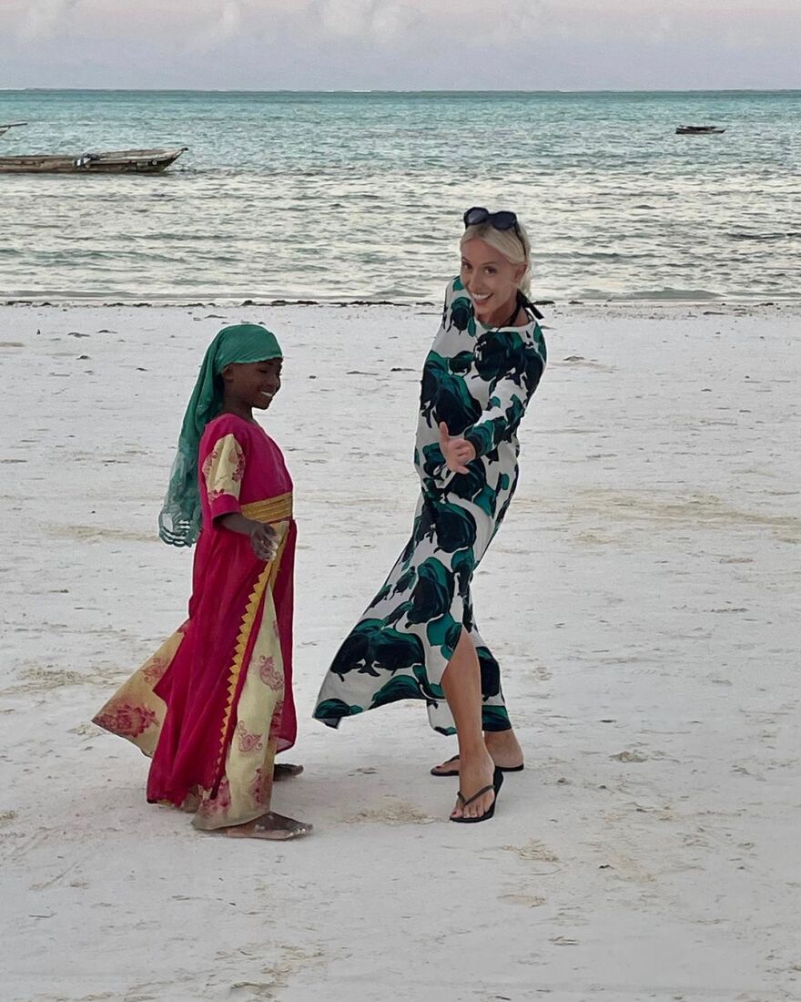 Μαρία Μπακοδήμου: Οι νέες φωτογραφίες από το ταξίδι της στη Ζανζιβάρη