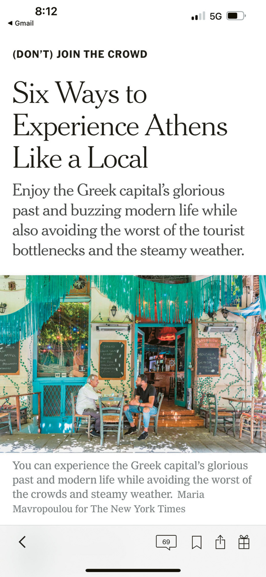 «Χώρα να ζεις, όχι μόνο για διακοπές» - Από την Κυψέλη μέχρι το Σαρακήνικο, τα ξένα μέσα «ανακαλύπτουν» την Ελλάδα