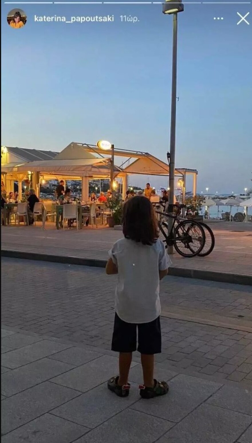 Κατερίνα Παπουτσάκη: Στη Σητεία με τον γιο της, Μάξιμο