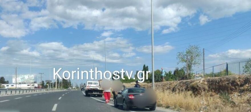 Παλαιά Εθνική Οδός Αθηνών-Κορίνθου: Τροχαίο στον Ισθμό, αναποδογύρισε ΙΧ - Δείτε φωτογραφίες