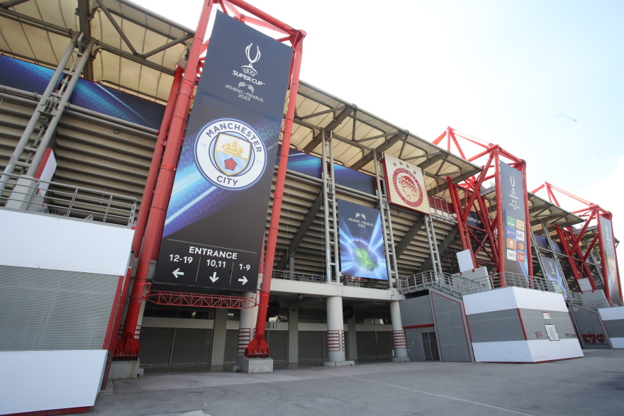 UEFA Super Cup 2023: Η προπόνηση της Μάντσεστερ Σίτι στο «Καραϊσκάκη» - Δείτε φωτογραφίες 